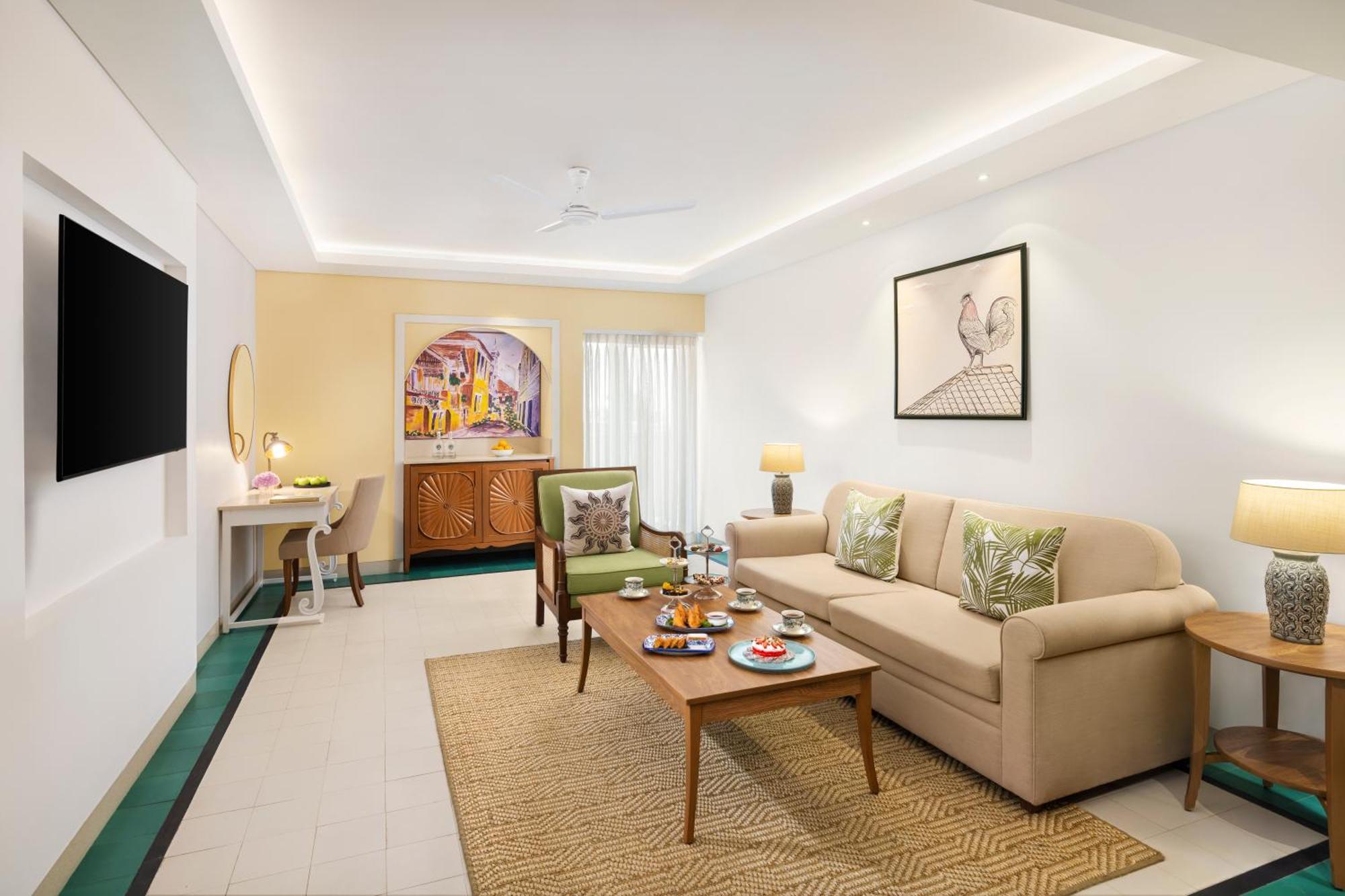 Taj Cidade De Goa Heritage, Goa Santa Cruz Dış mekan fotoğraf Living room